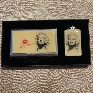 This is a business card holder and matching key chain brand new never used